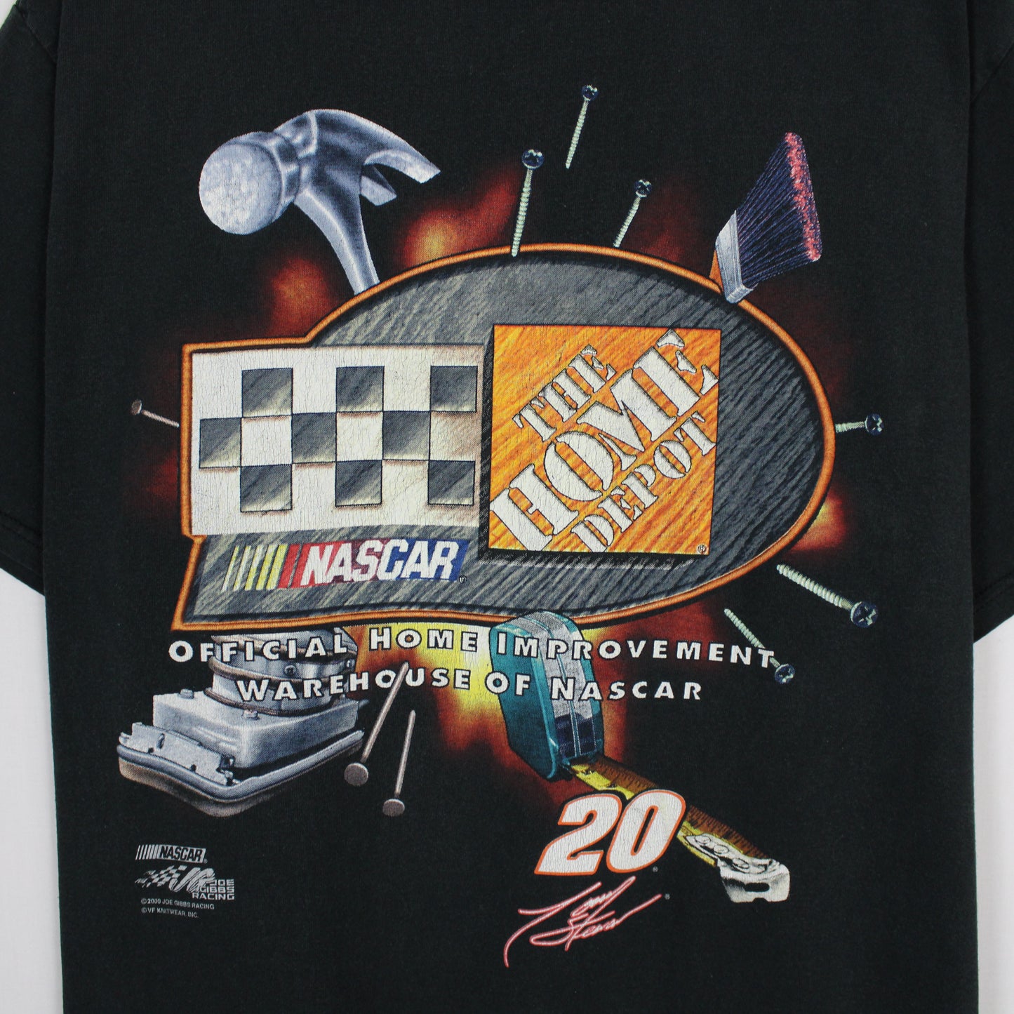 Vintage 2000 NASCAR Home Depot Tee - L