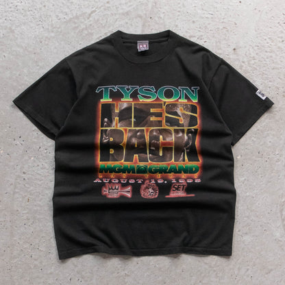 Mike Tyson 'He's Back' MGM Grand Boxing Tee - 1995 (L)