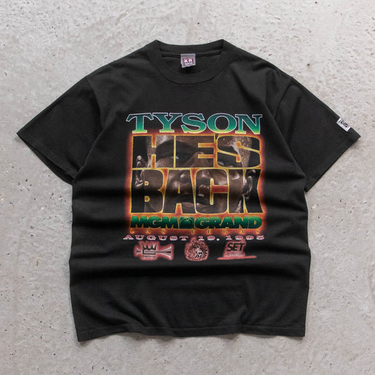 Mike Tyson 'He's Back' MGM Grand Boxing Tee - 1995 (L)