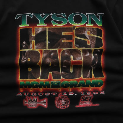 Mike Tyson 'He's Back' MGM Grand Boxing Tee - 1995 (L)