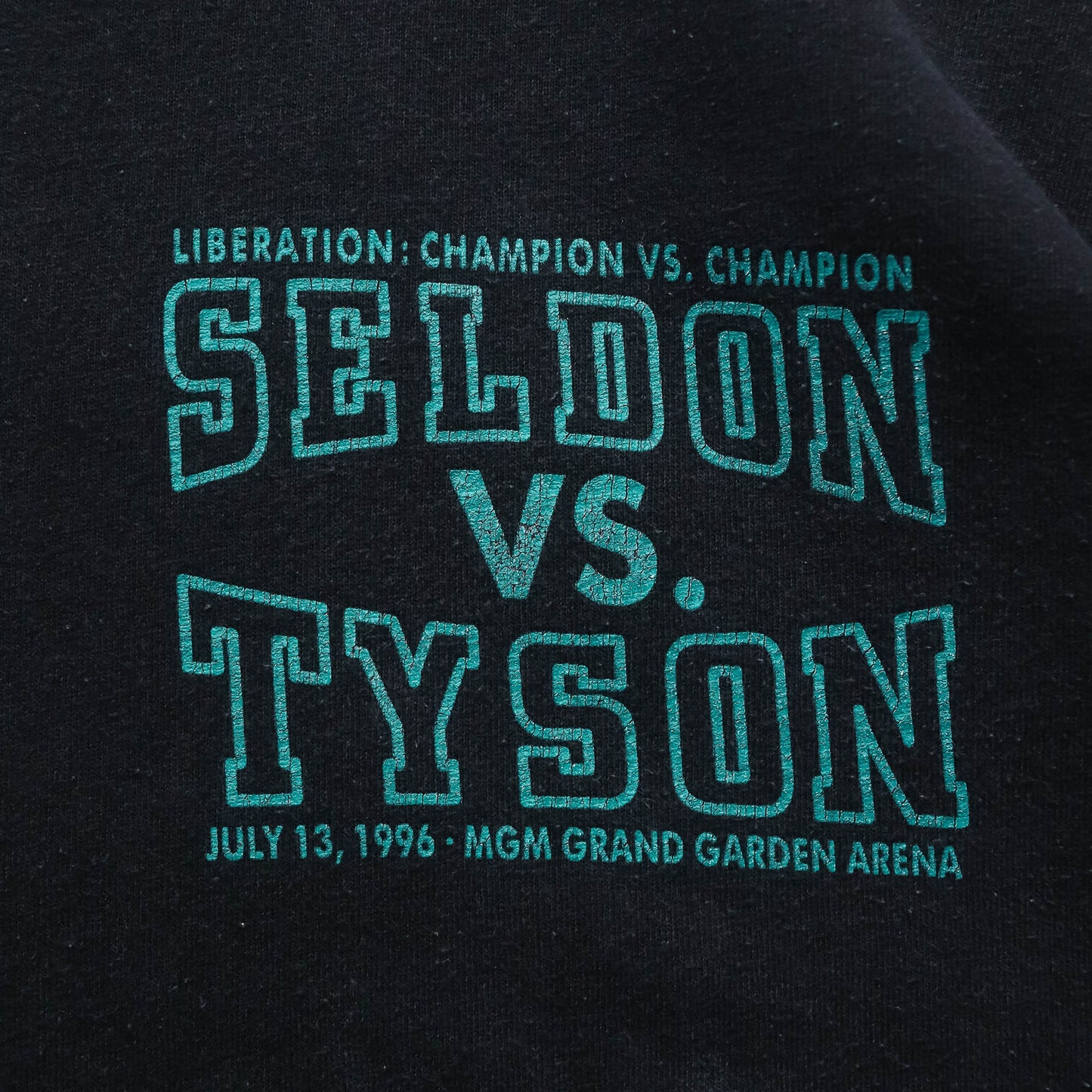 Mike Tyson vs Bruce Seldon MGM Grand Boxing Tee - 1996 (XL)