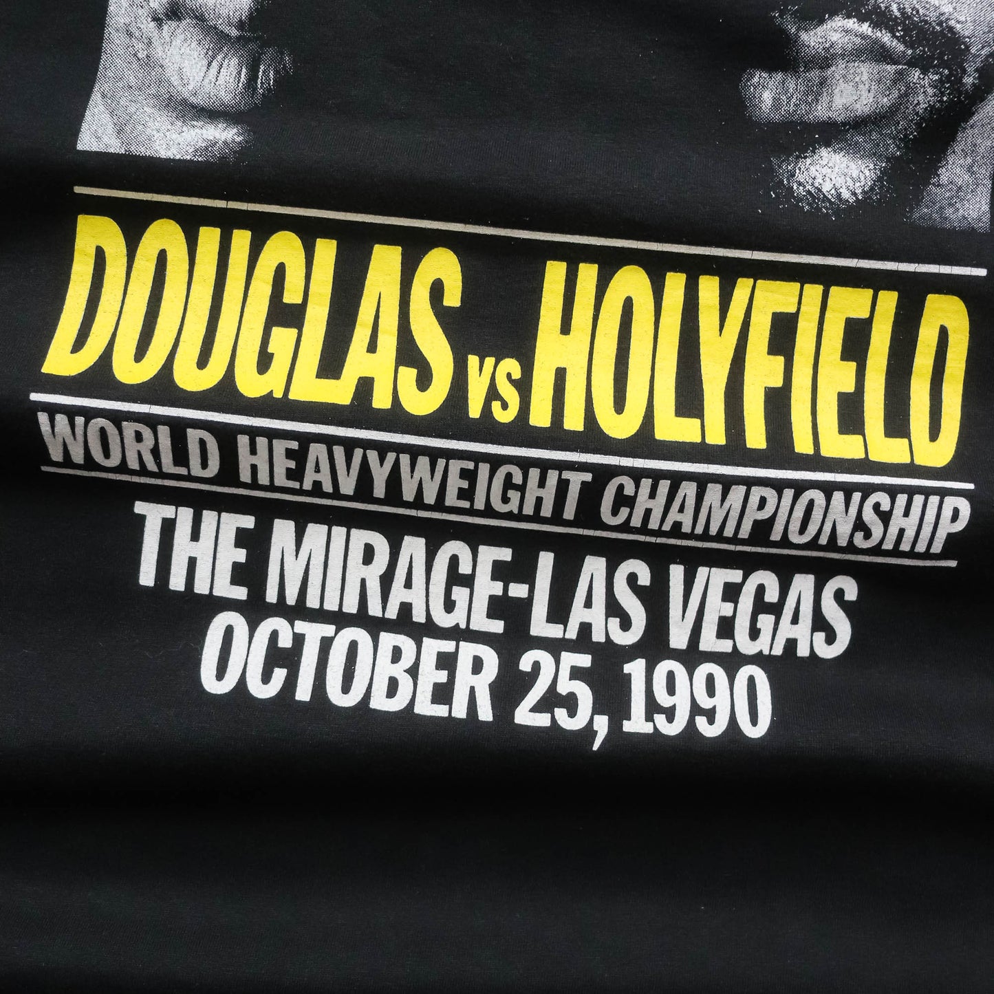 Evander Holyfield vs Buster Douglas Mirage Boxing Tee - 1990 (XL)