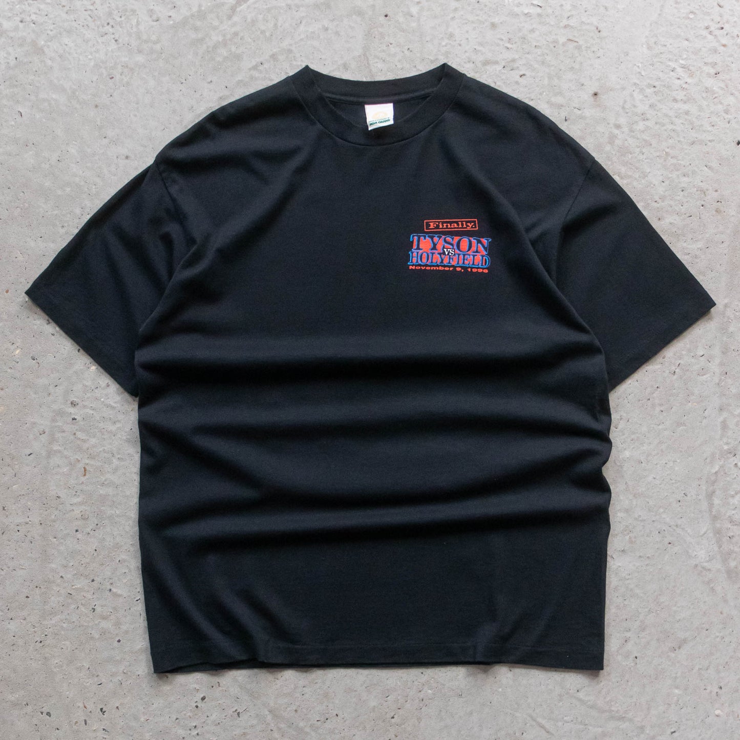 Mike Tyson vs Evander Holyfield MGM Grand Boxing Tee - 1996 (XL)