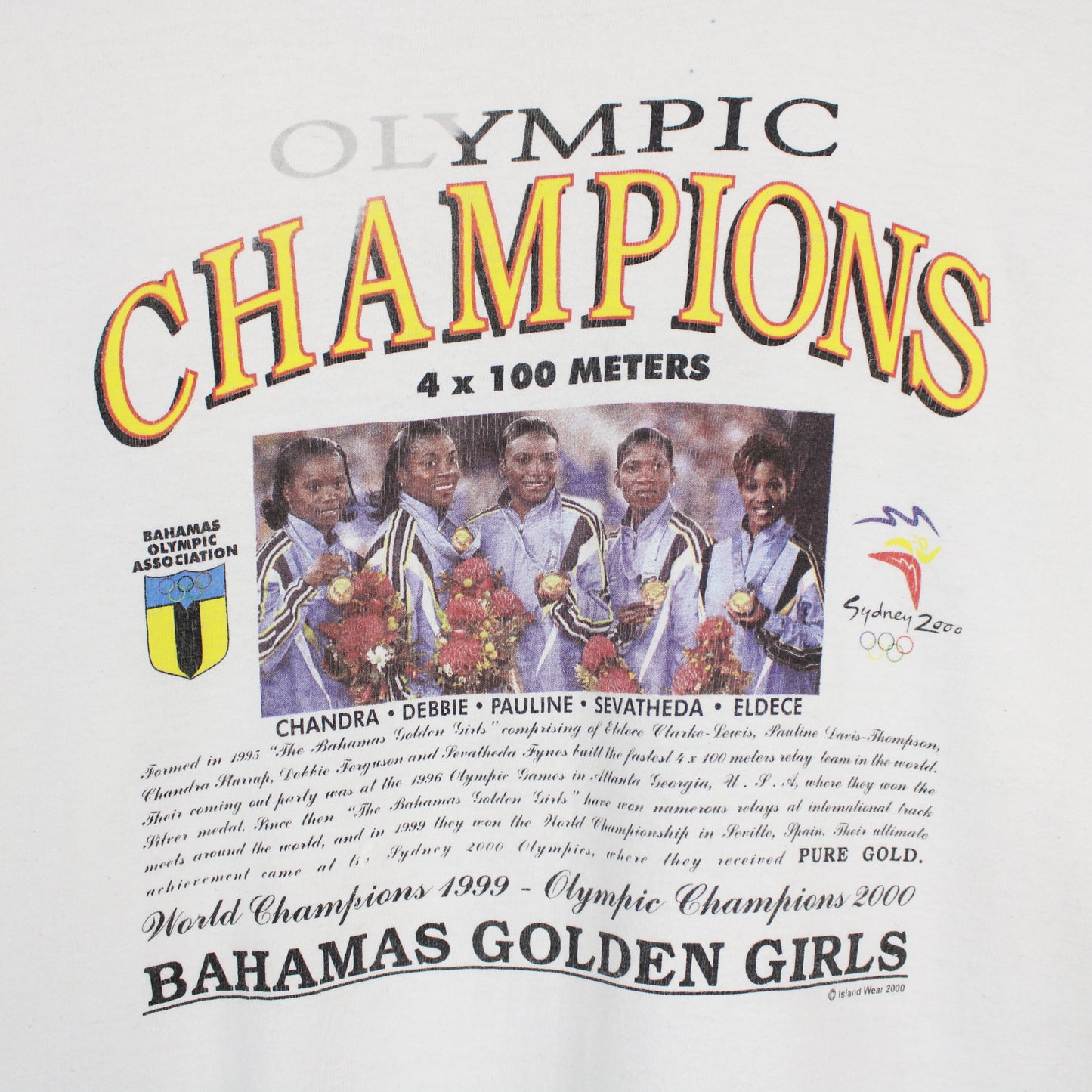 Vintage 2000 Sydney Olympics Bahamas Tee - XL