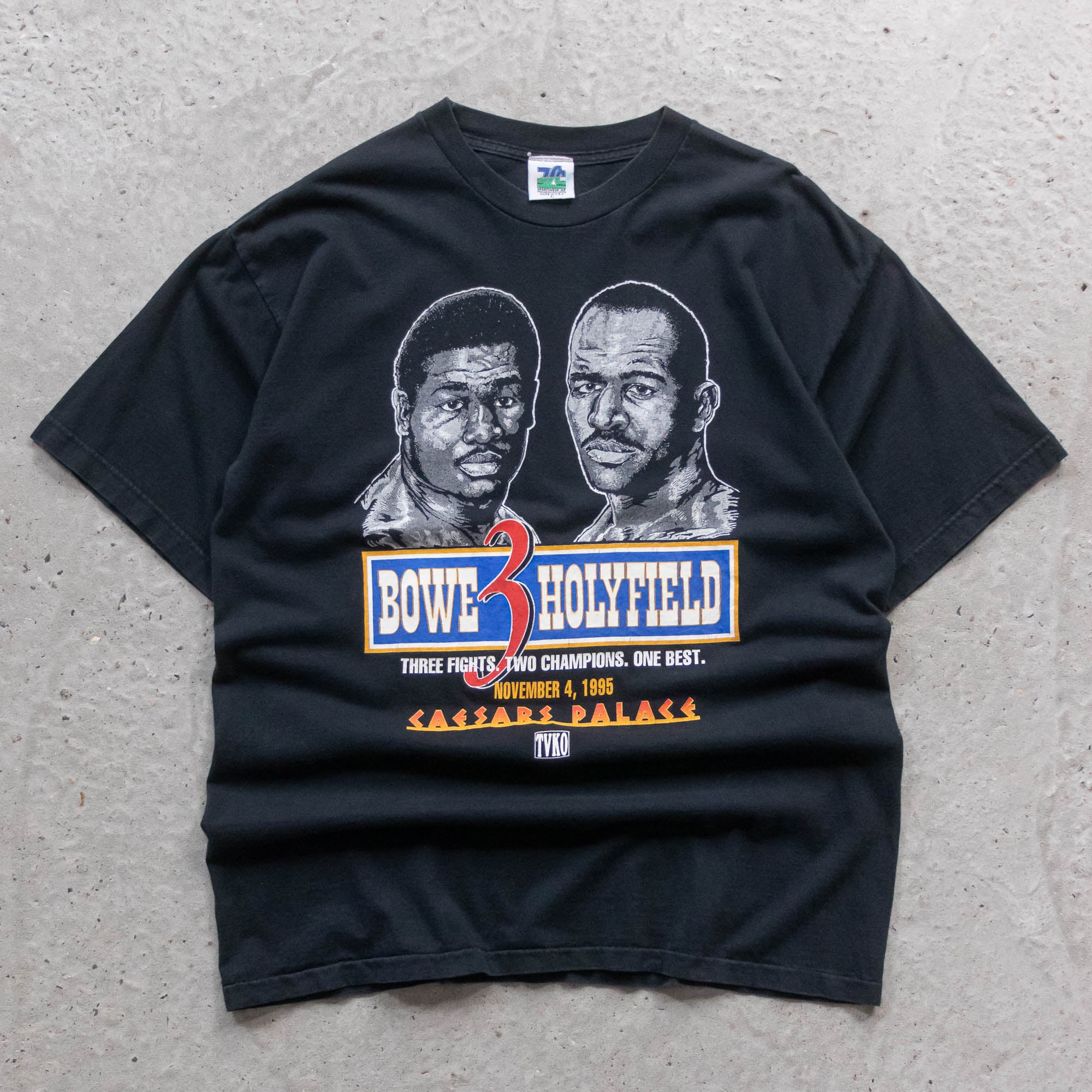 Evander Holyfield vs Riddick Bowe III Boxing Tee - 1995 (L) – AL