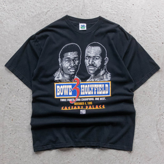 Evander Holyfield vs Riddick Bowe III Boxing Tee - 1995 (L)