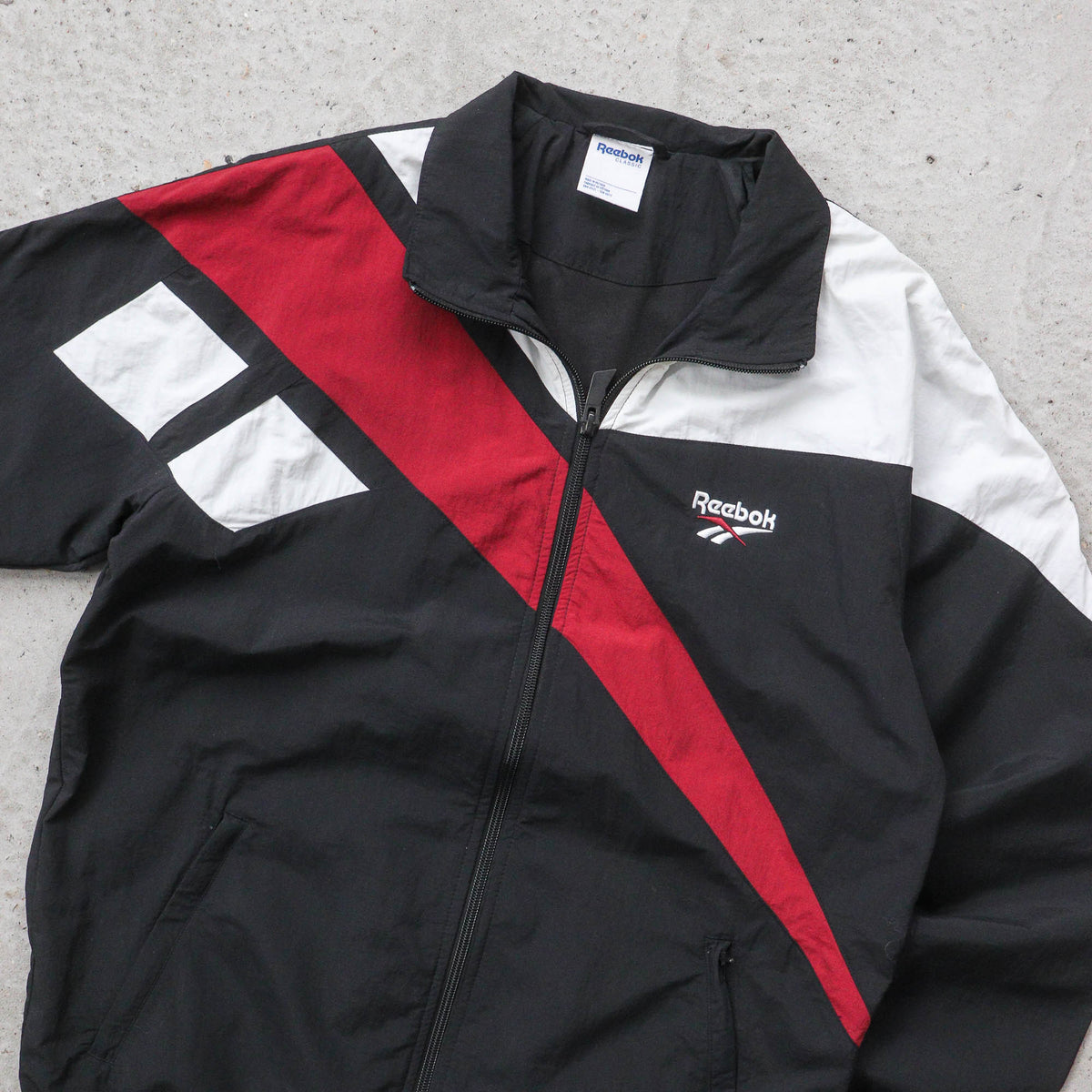 Reebok Big Logo Windbreaker Jacket – 2000s (S)