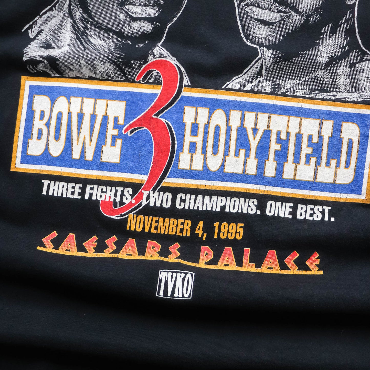 Evander Holyfield vs Riddick Bowe III Boxing Tee - 1995 (L)
