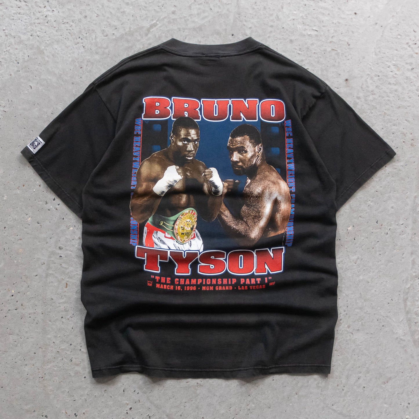 Mike Tyson vs Frank Bruno MGM Grand Boxing Tee - 1996 (XL)