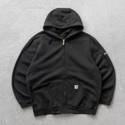 Carhartt Logo Patch Zip-Up Hoodie – 2000s (XXL)
