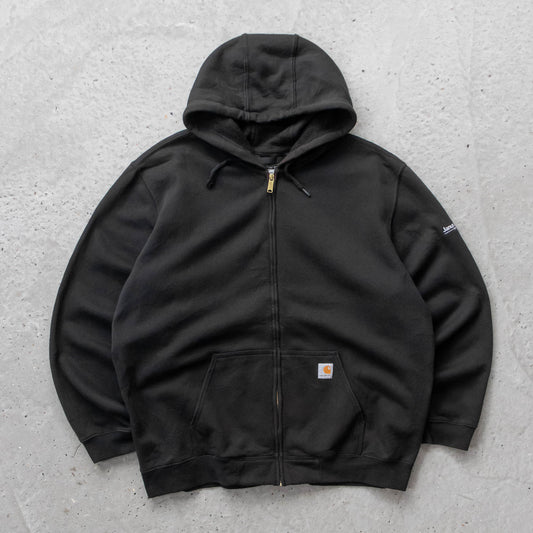 Carhartt Logo Patch Zip-Up Hoodie – 2000s (XXL)