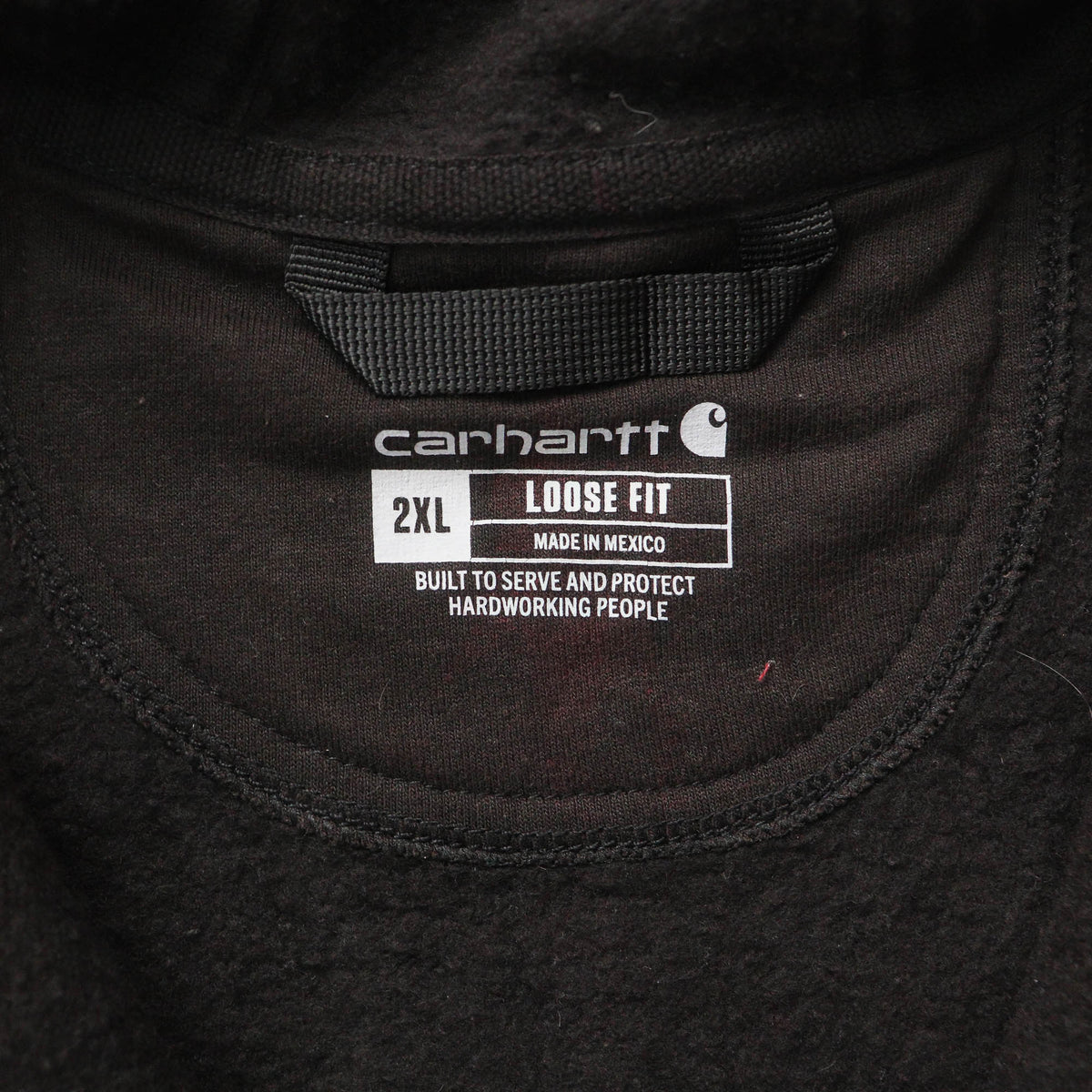 Carhartt Logo Patch Zip-Up Hoodie – 2000s (XXL)