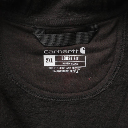 Carhartt Logo Patch Zip-Up Hoodie – 2000s (XXL)