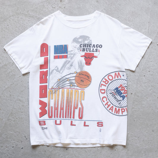 Vintage 1991 Chicago Bulls NBA Champions Tee - L