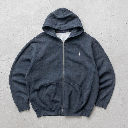 Polo Ralph Lauren Zip-Up Hoodie – 2000s (XXL)