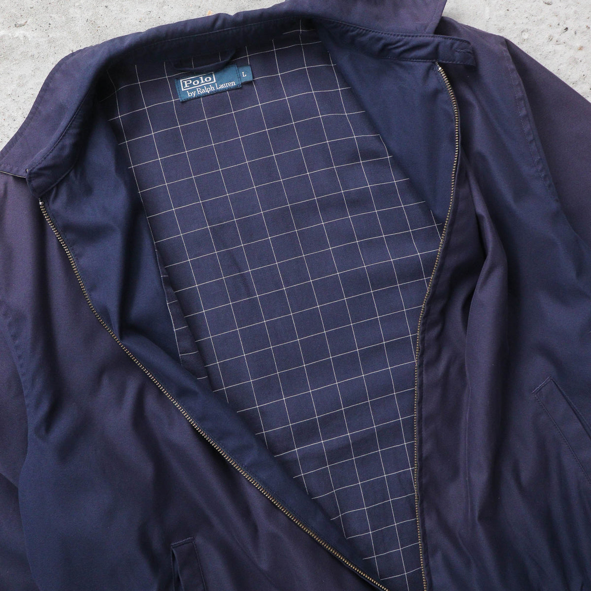 Polo Ralph Lauren Plaid Lined Harrington Jacket – 2000s (L)