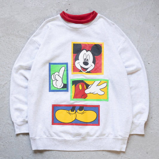 Vintage 90s Mickey Mouse Disney Turtleneck Sweatshirt - L