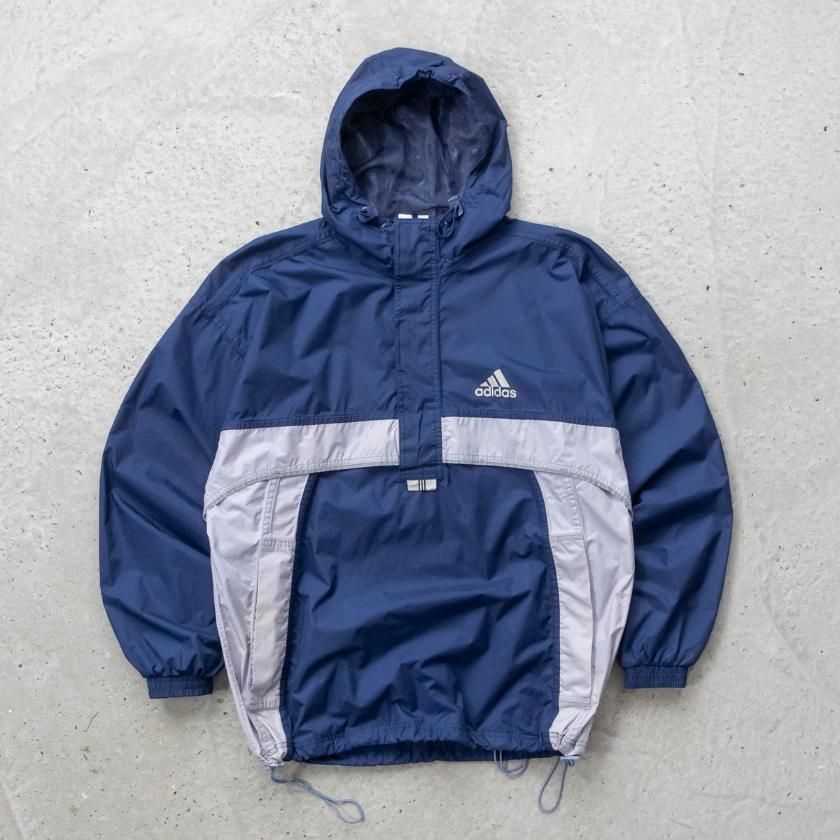 Adidas Two-Tone 1/4 Zip Anorak Jacket – 2000s (L)