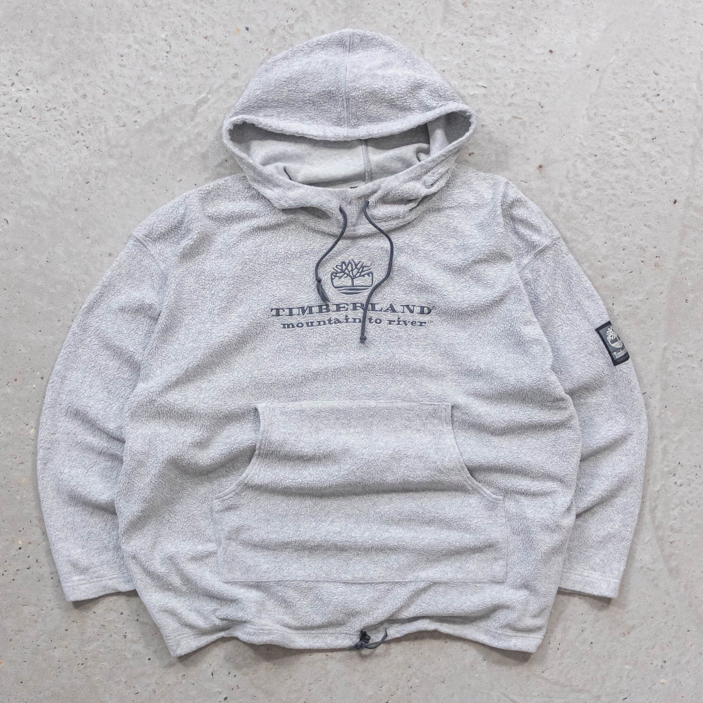 Timberland Performance Embroidered Terry Cloth Hoodie - 90s (M)