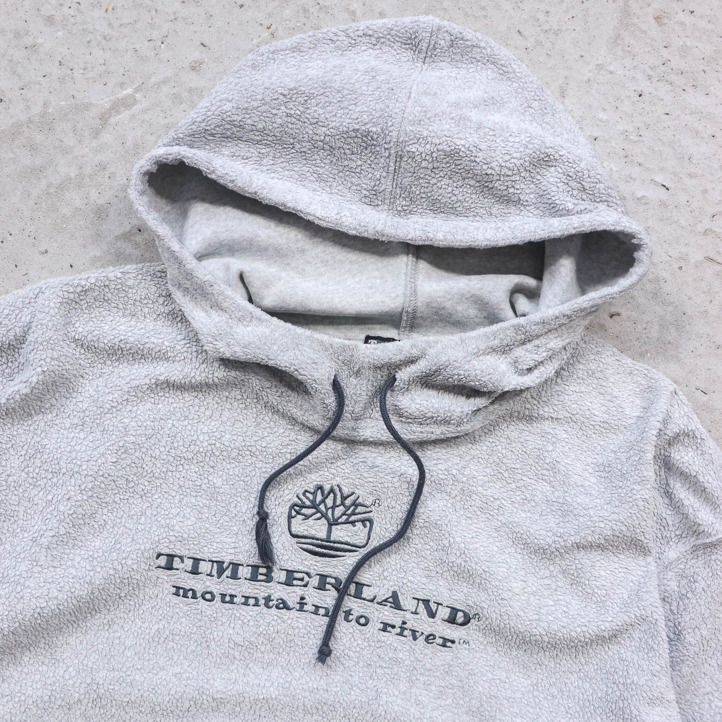Timberland Performance Embroidered Terry Cloth Hoodie - 90s (M)