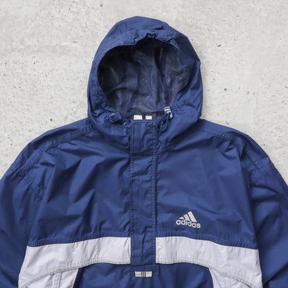 Adidas Two-Tone 1/4 Zip Anorak Jacket – 2000s (L)