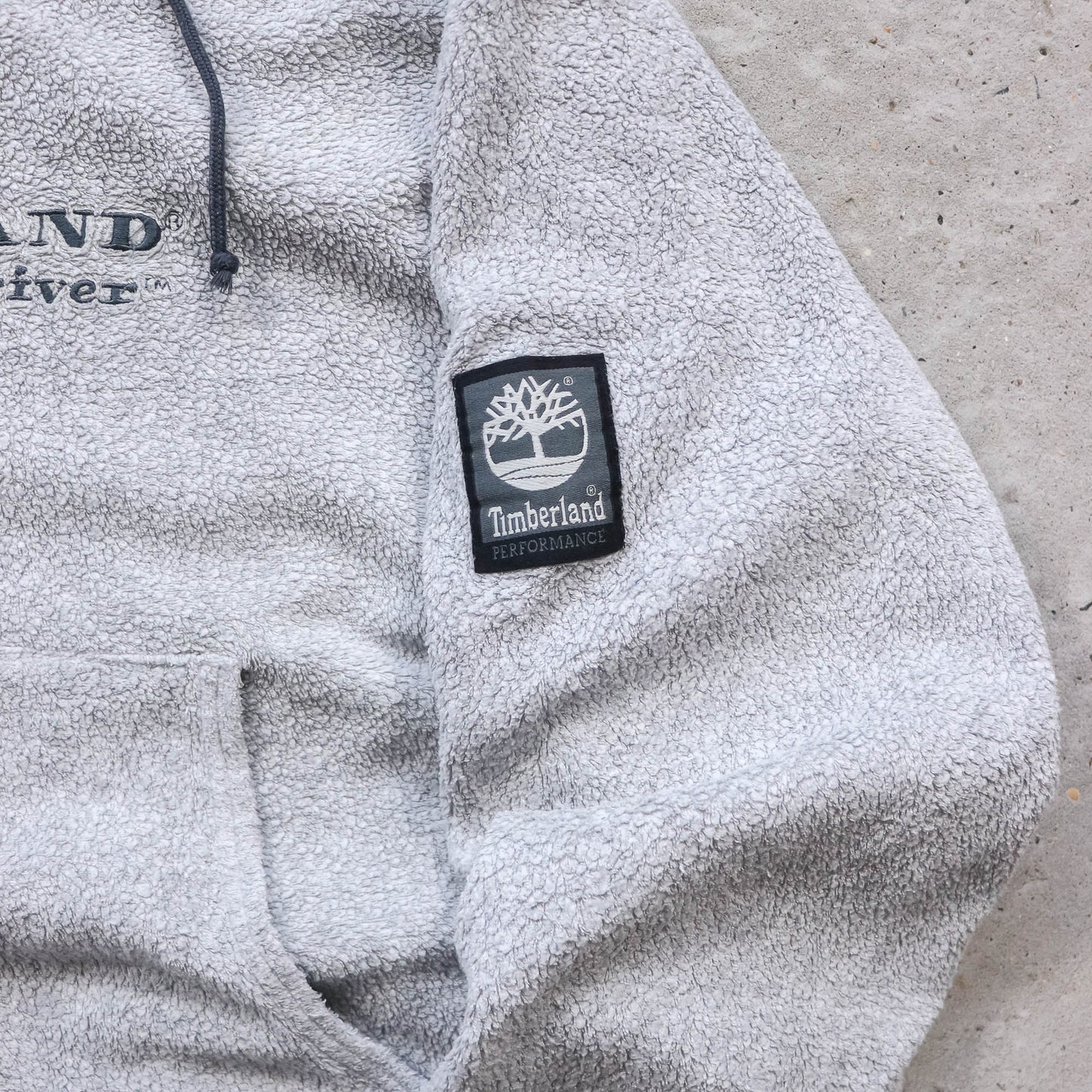 Timberland Performance Embroidered Terry Cloth Hoodie - 90s (M)