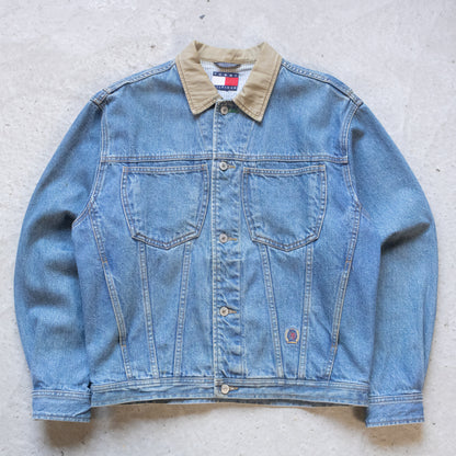 Vintage 90s Tommy Hilfiger Denim Jacket - L