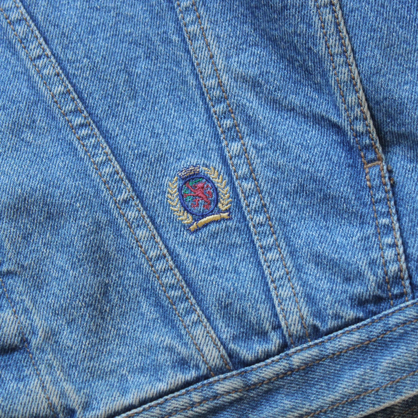 Vintage 90s Tommy Hilfiger Denim Jacket - L