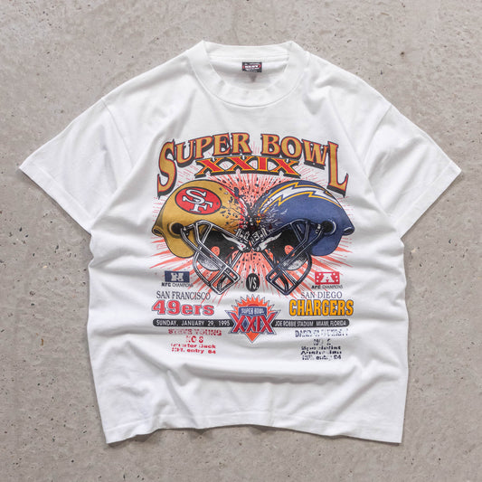 Super Bowl XXIX 49ers vs Chargers NFL Tee - 1995 (L)