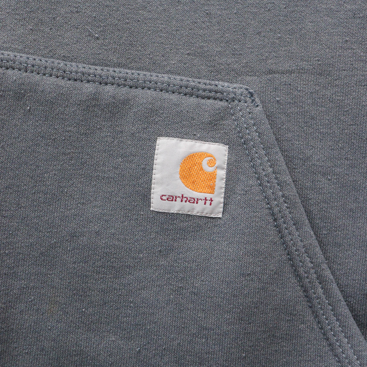 Carhartt Logo Patch Spellout Hoodie - 2000s (L)