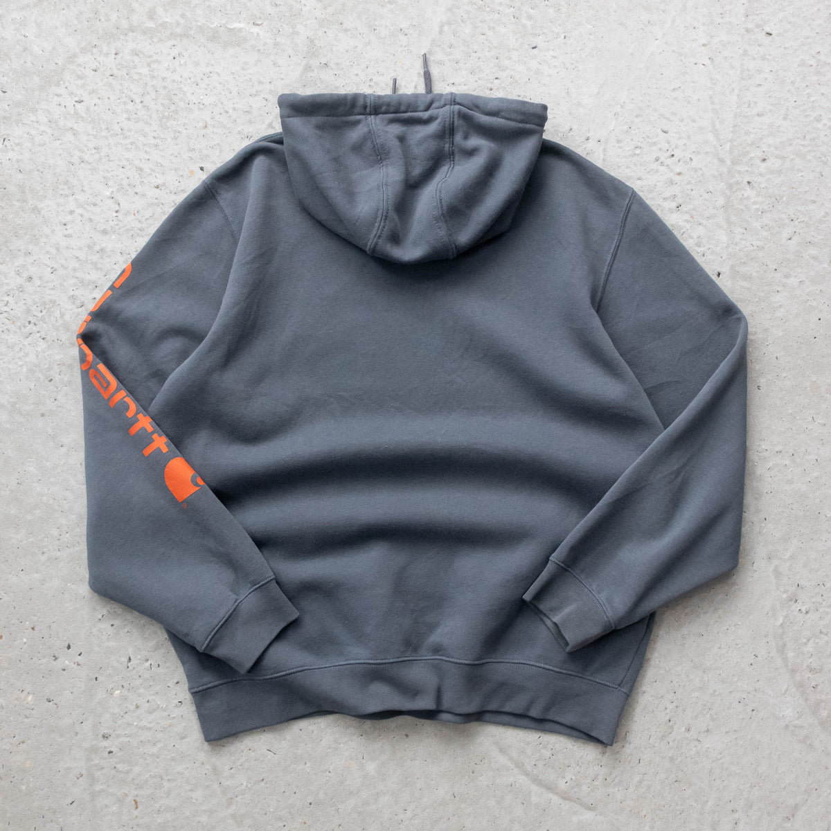 Carhartt Logo Patch Spellout Hoodie - 2000s (L)