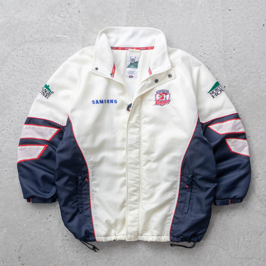 Sydney Roosters Fleece Lined NRL Bench Jacket – 2004 (L)