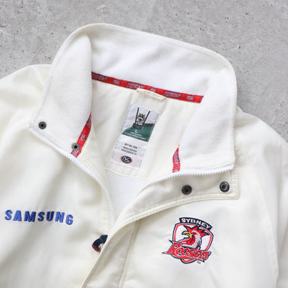 Sydney Roosters Fleece Lined NRL Bench Jacket – 2004 (L)