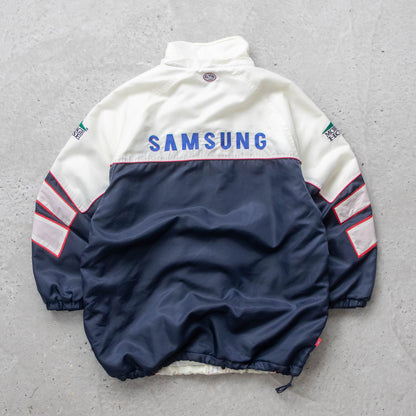 Sydney Roosters Fleece Lined NRL Bench Jacket – 2004 (L)