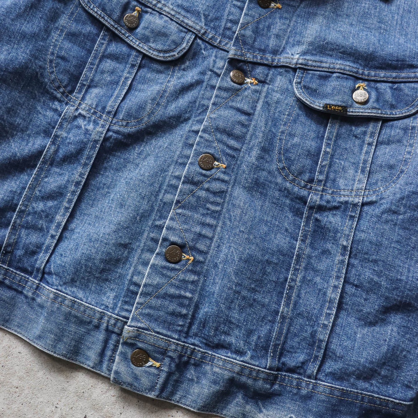 Lee Riders 101-J Denim Trucker Jacket - 70s (L)