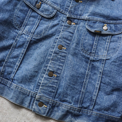 Lee Riders 101-J Denim Trucker Jacket - 70s (L)