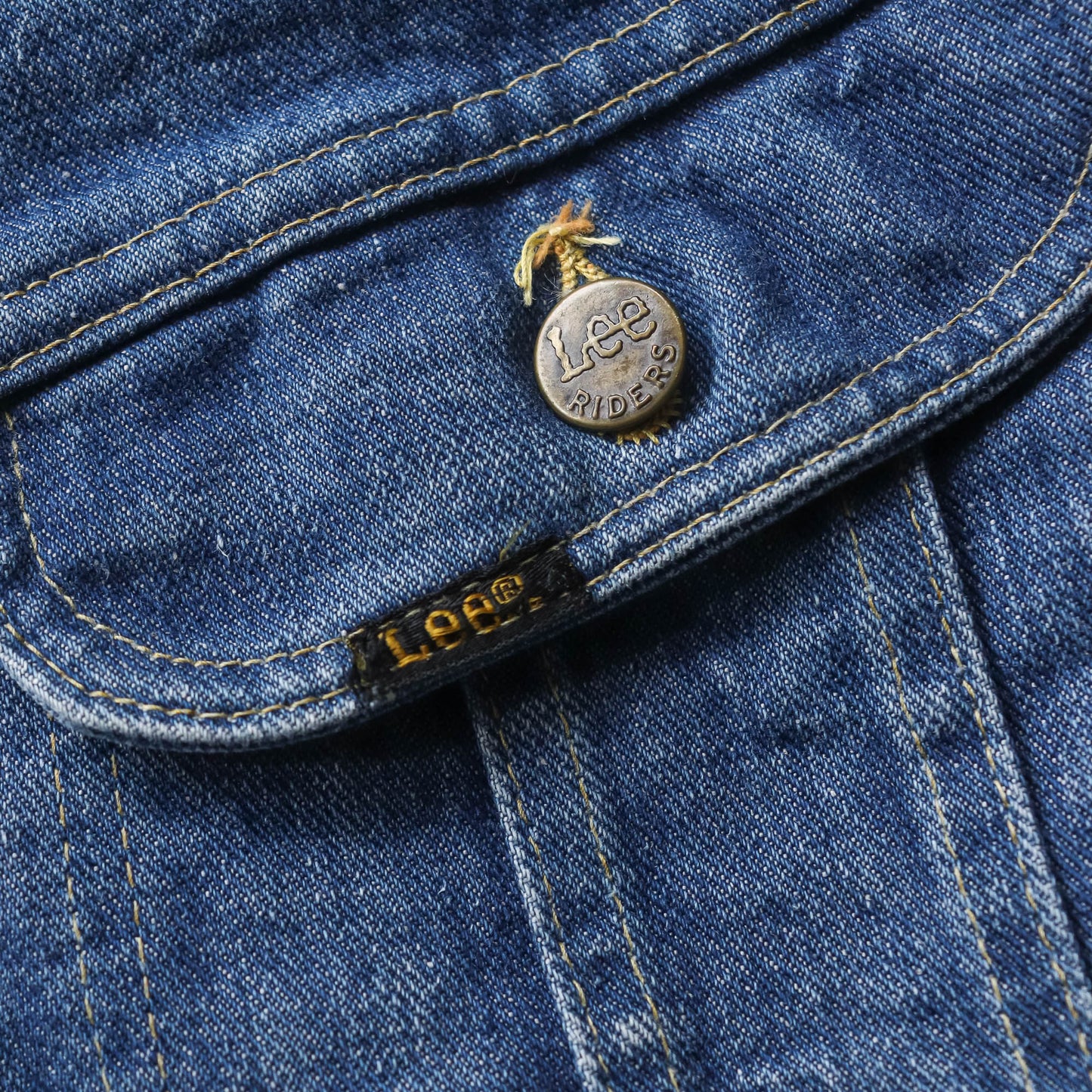Lee Riders 101-J Denim Trucker Jacket - 70s (L)