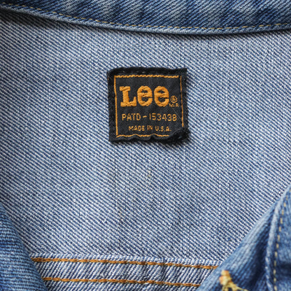 Lee Riders 101-J Denim Trucker Jacket - 70s (L)