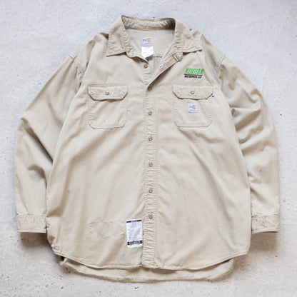 Vintage 2000s Carhartt Button Up Work Shirt - XXL