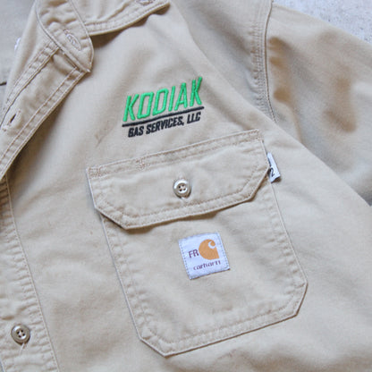 Vintage 2000s Carhartt Button Up Work Shirt - XXL