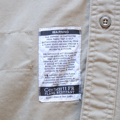 Vintage 2000s Carhartt Button Up Work Shirt - XXL