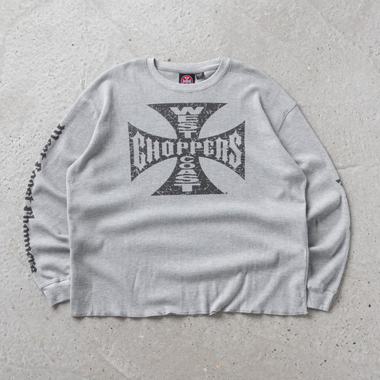 Vintage West Coast Choppers Long Sleeve Thermal Shirt - L