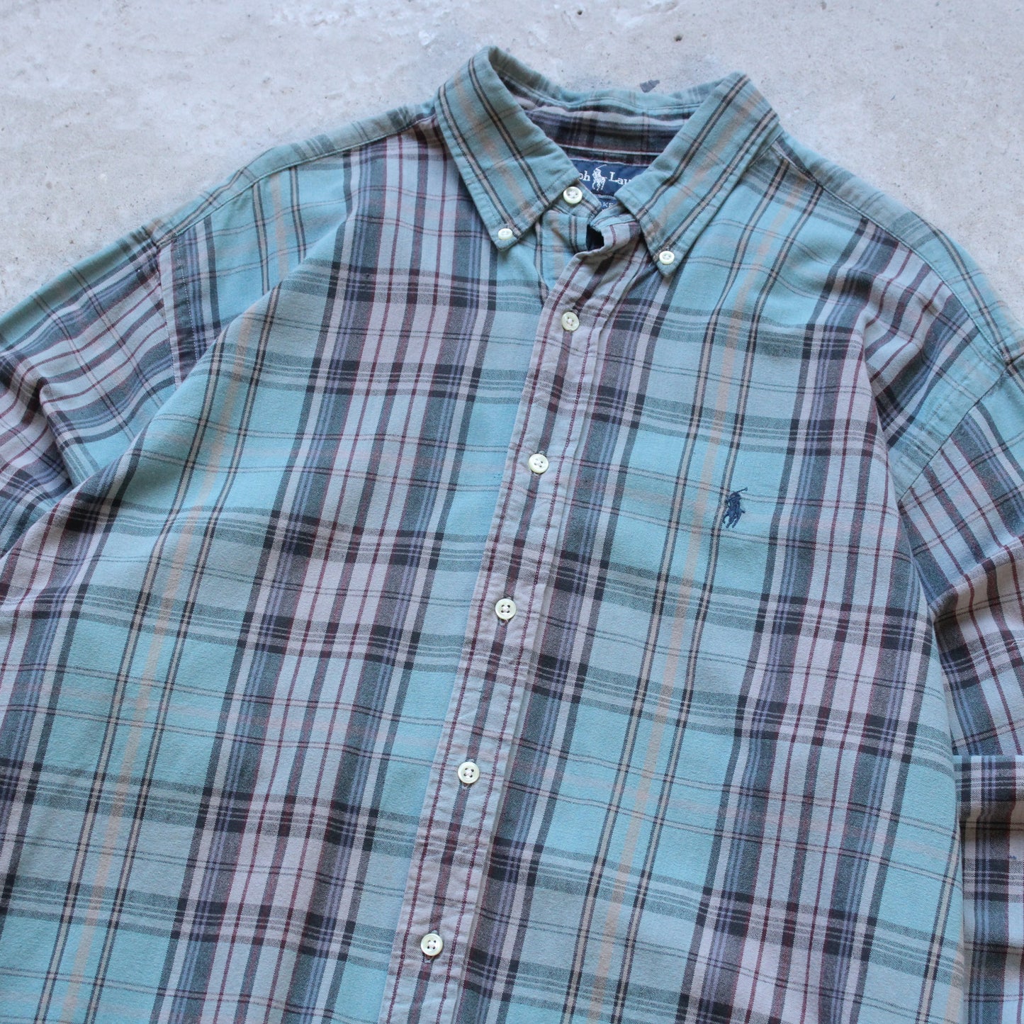 Vintage 90s Polo Ralph Lauren Button Up Shirt - L