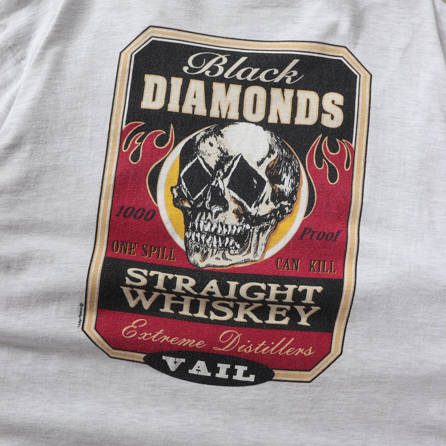 Vintage 90s Black Diamond Whiskey Tee - XL - AL Vintage