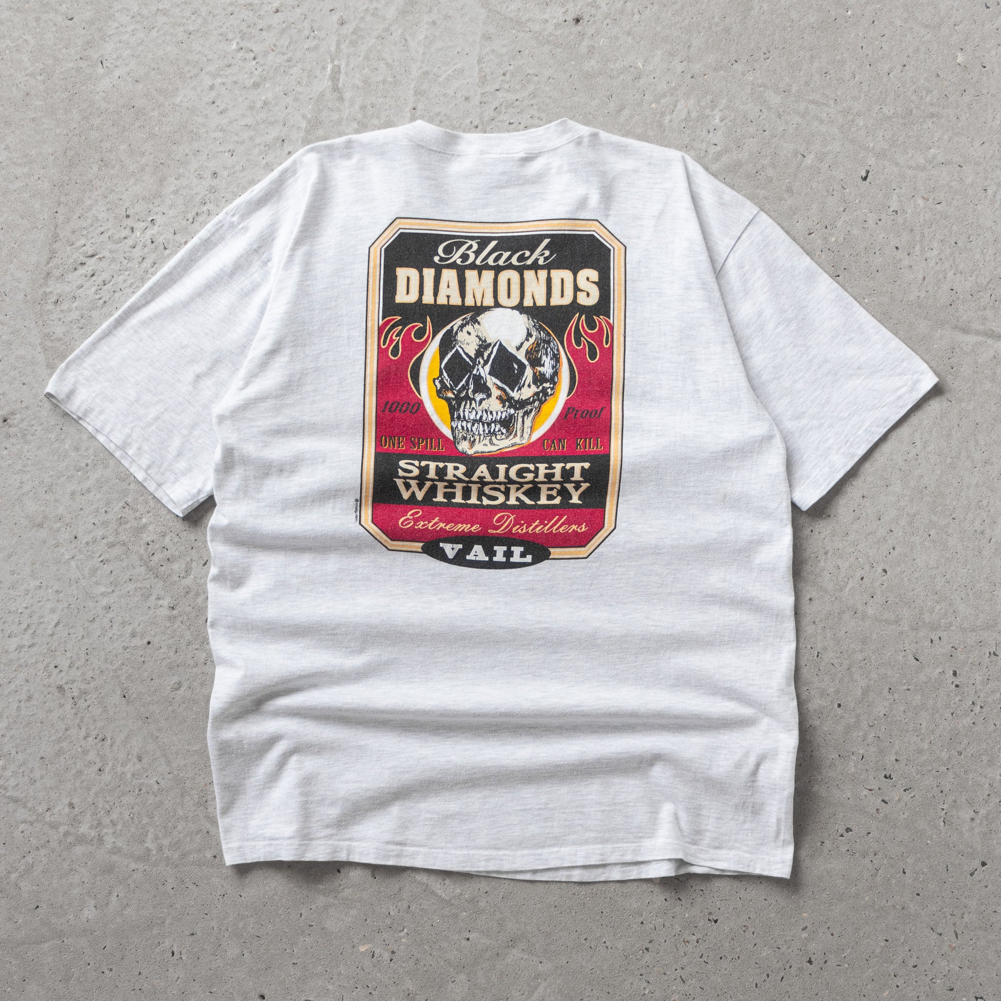 Vintage 90s Black Diamond Whiskey Tee - XL - AL Vintage