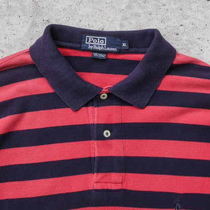 Polo Ralph Lauren Striped Rugby Shirt – 90s (XL)