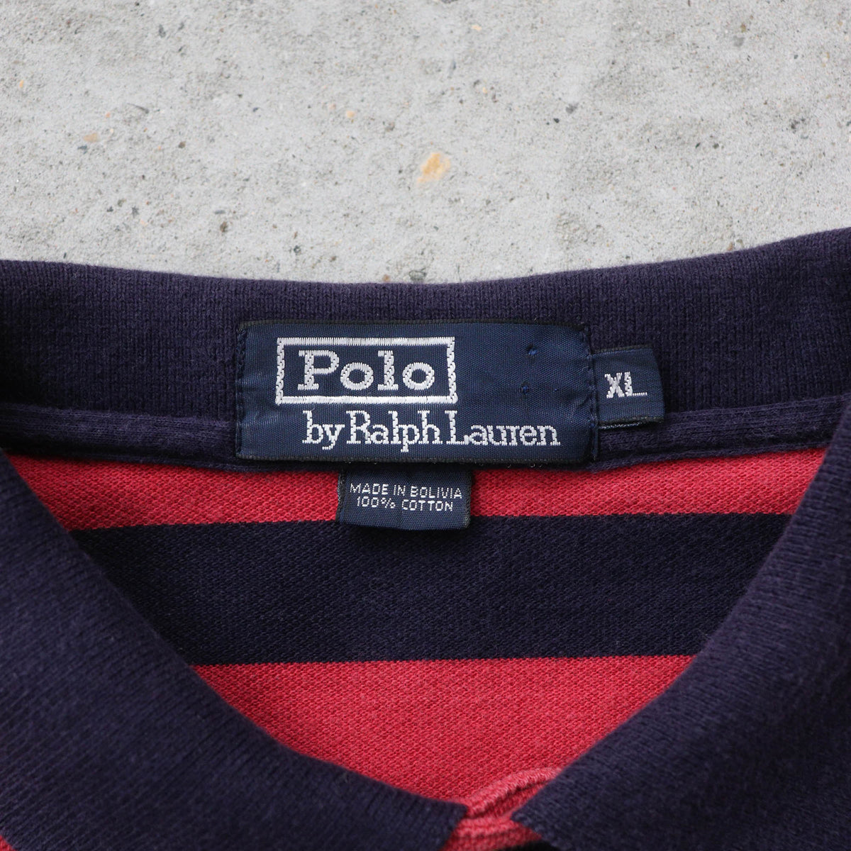 Polo Ralph Lauren Striped Rugby Shirt – 90s (XL)