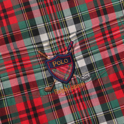 Polo Ralph Lauren Crest Plaid Button Up Shirt – 90s (M)