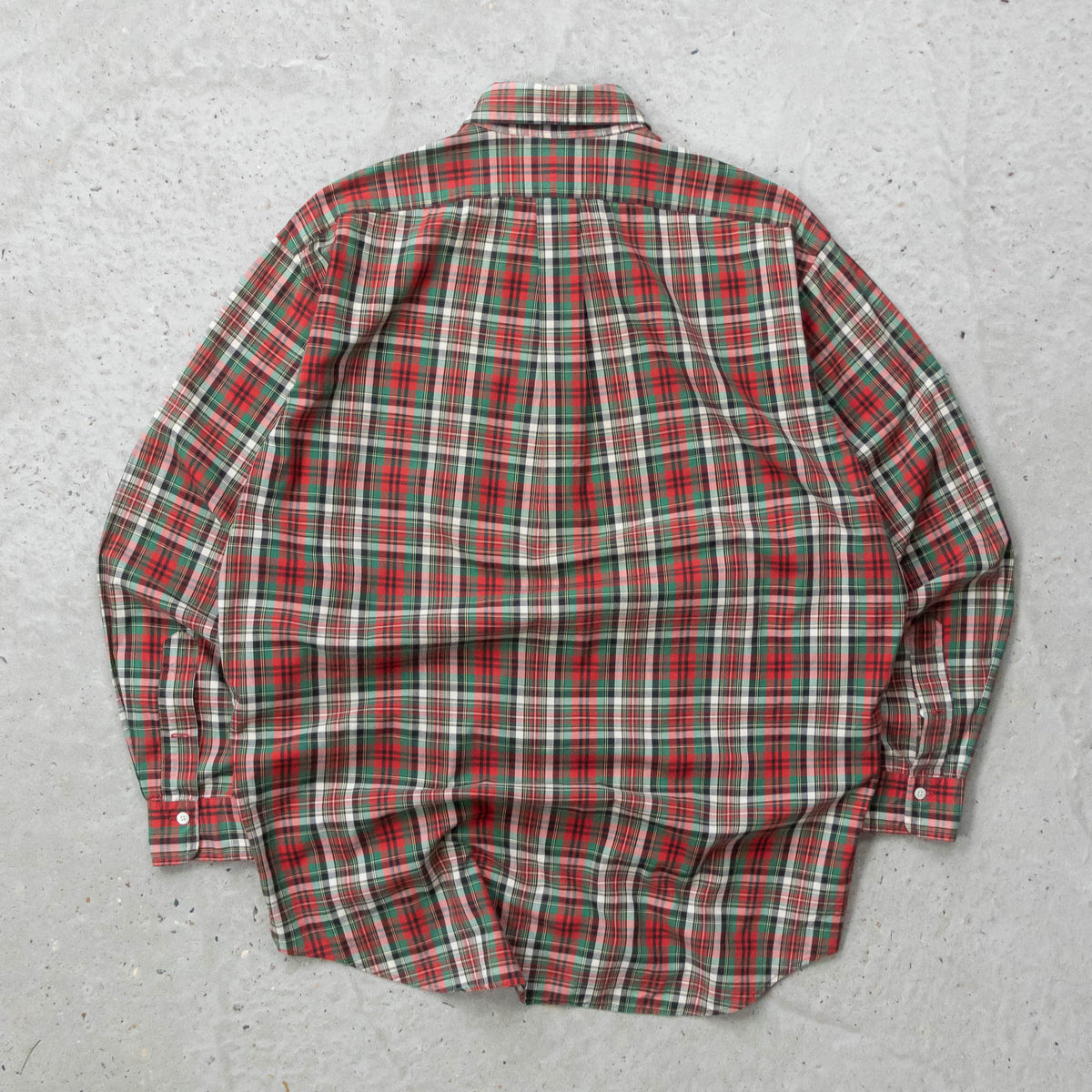 Polo Ralph Lauren Crest Plaid Button Up Shirt – 90s (M)