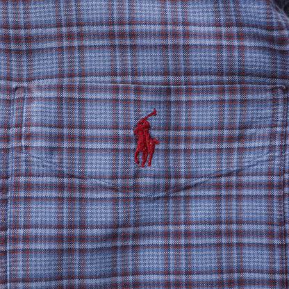 Polo Ralph Lauren Flannel Button Up Shirt - 90s (M)
